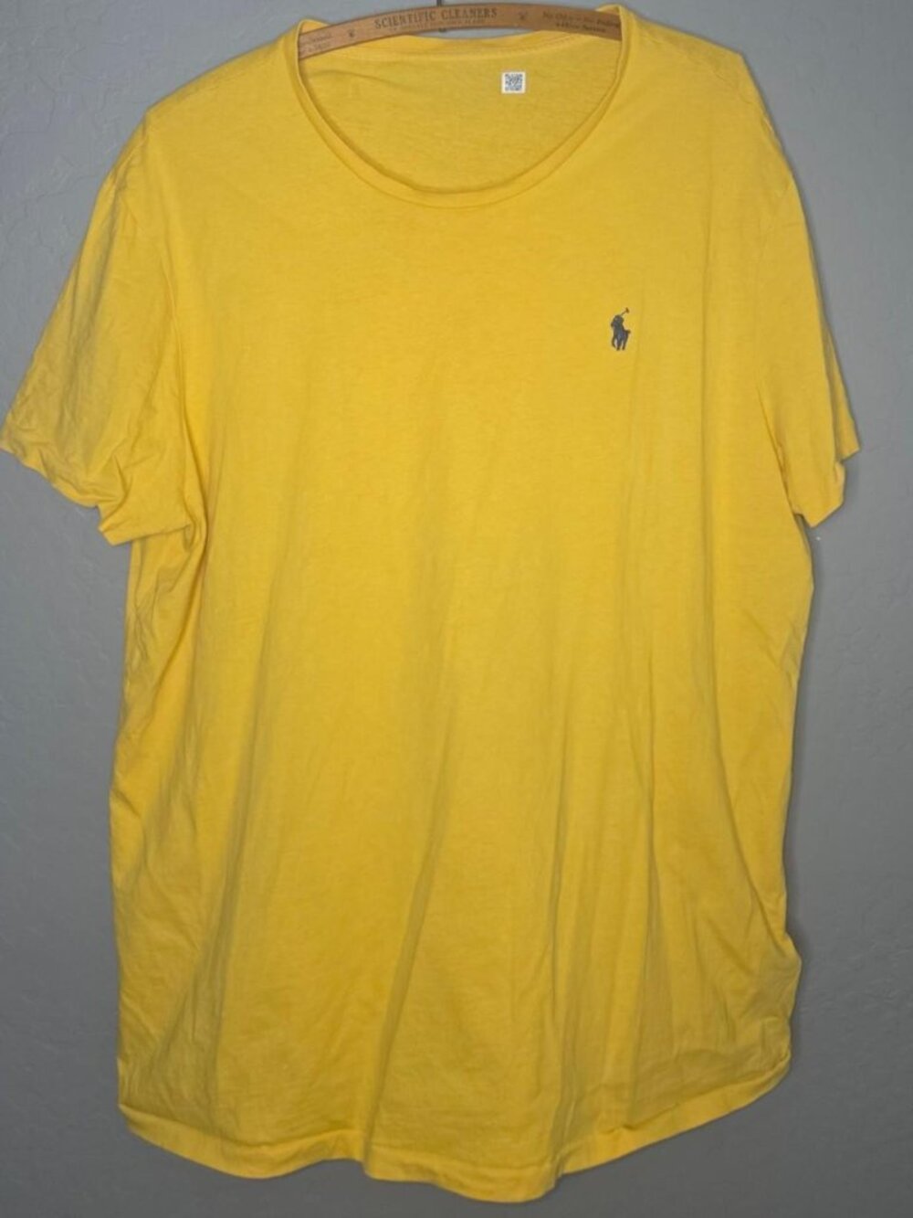 polo ralph lauren yellow pony logo t shirt
